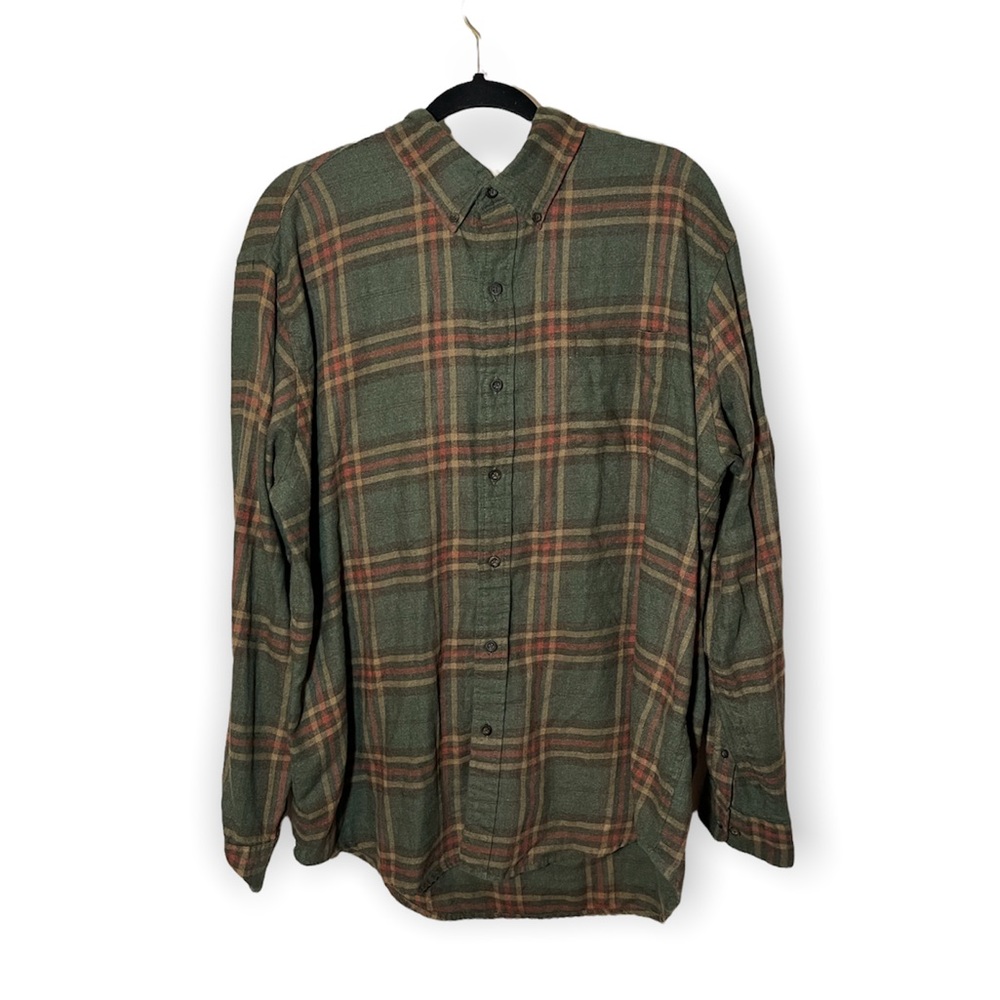 Green Plaid Flannel